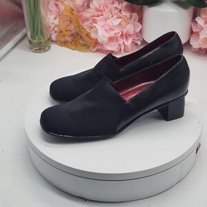 Soft Style Hush Puppies Company Fabric Heel Pumps Sz 6M